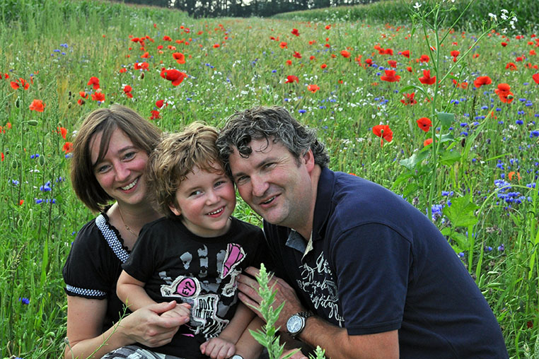 HansStrik Gezinsfoto veldbloemen