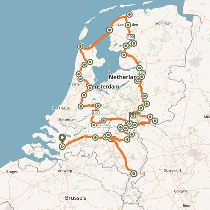 MITO Estafette Route GroteEstafette