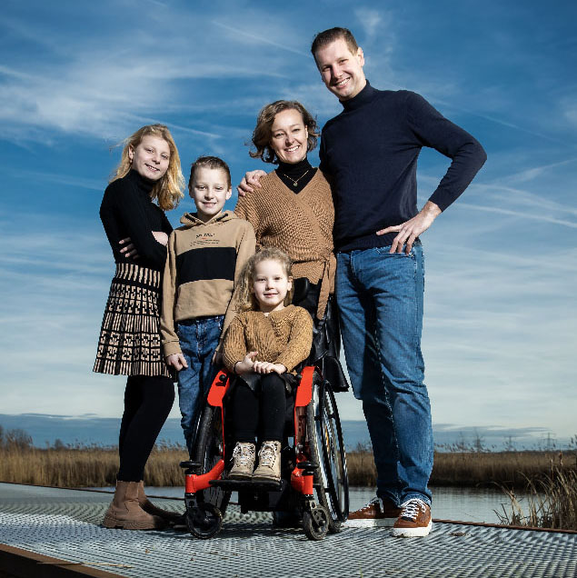 Jinte met familie blok