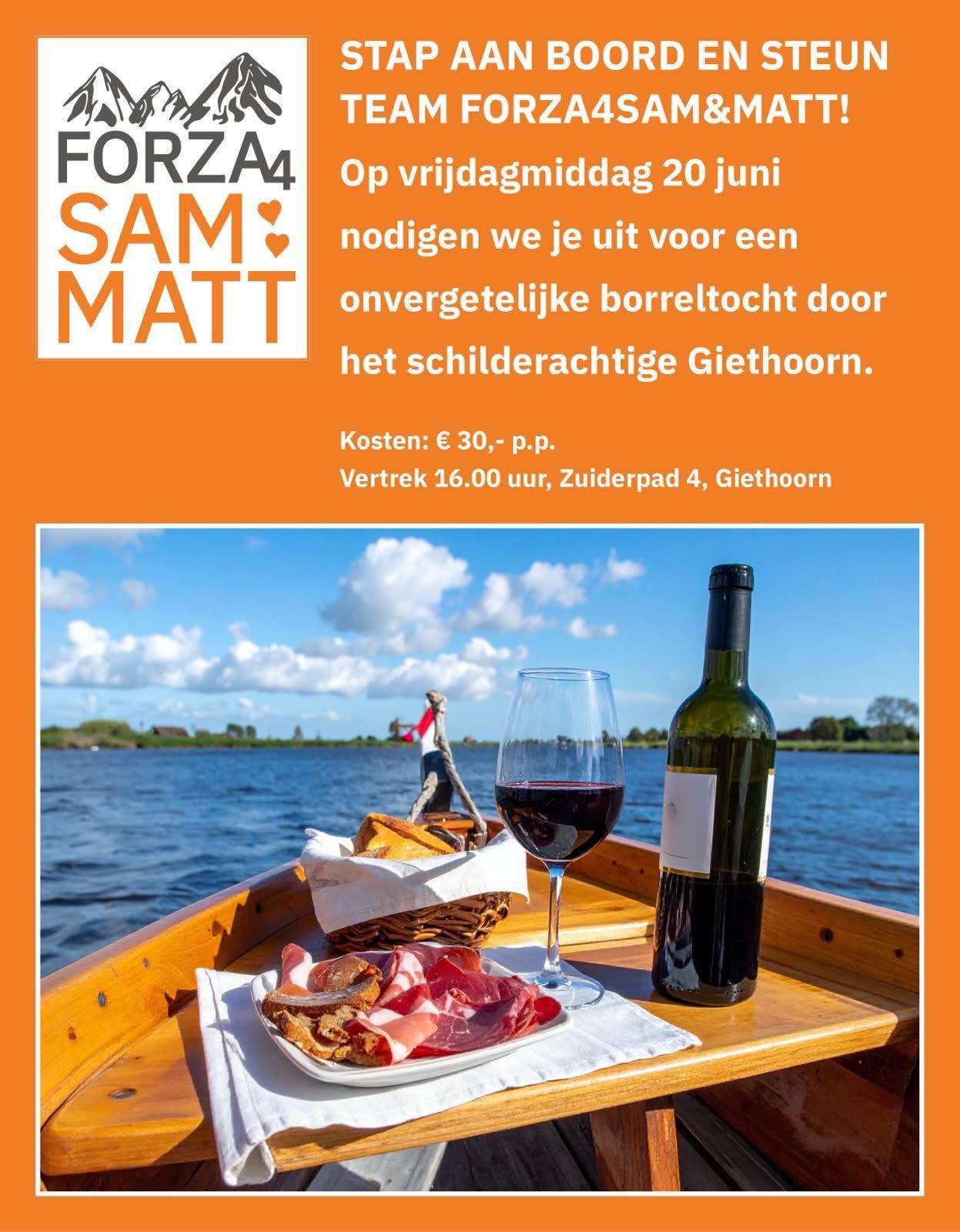 Borrelvaartocht Sam&Matt